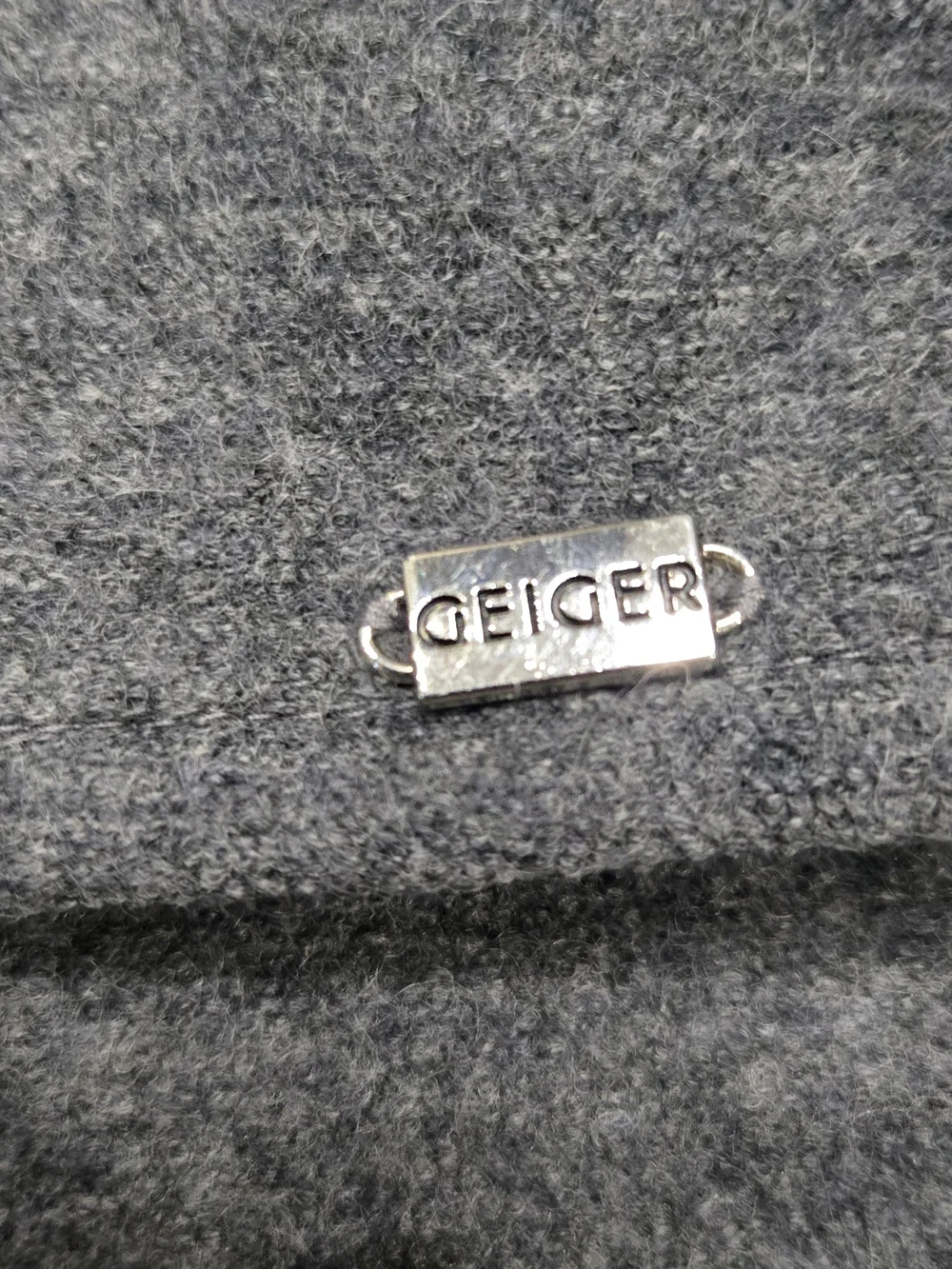 Geiger Austria Women’s Sz 18 Gray Pure New Wool Coat Plus Size - Picture 3 of 12